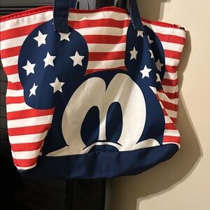 Patriotic Mickey Mouse Tote Bag
